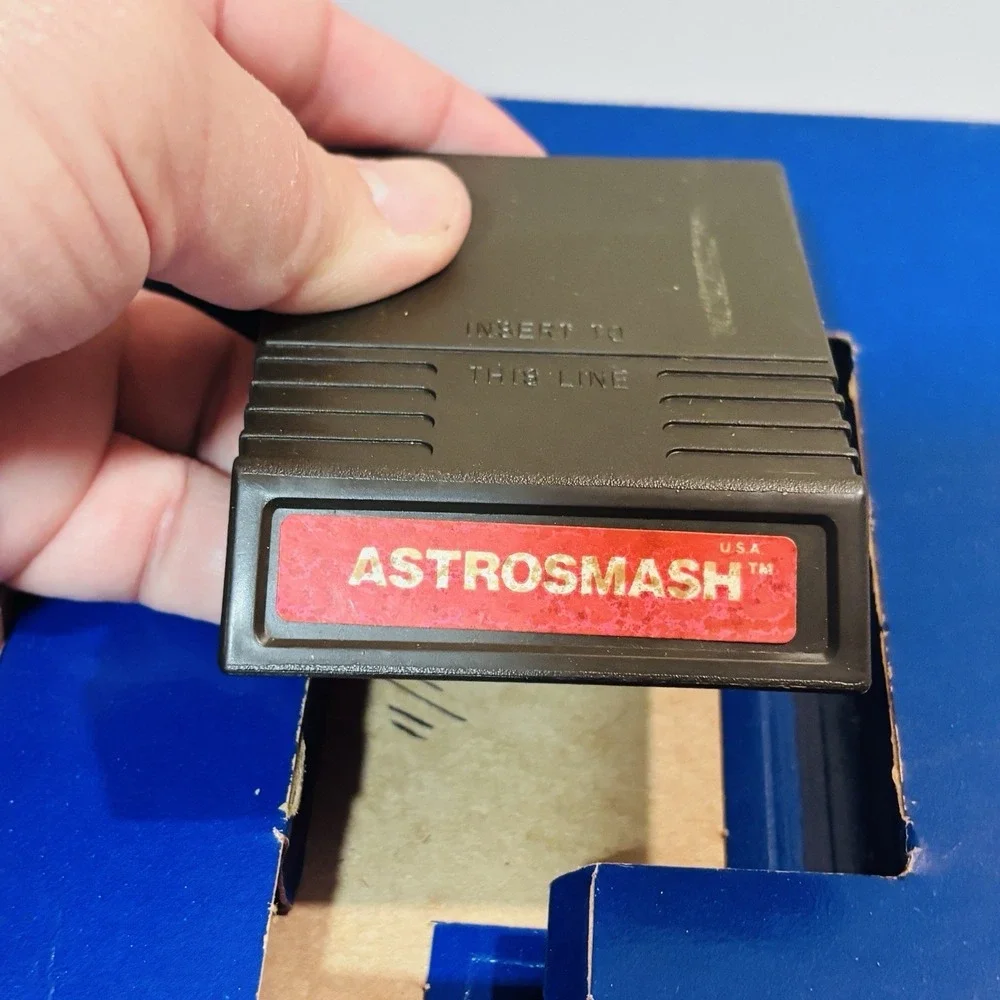 Astrosmash Intellivision 1981 Video Game In Box Cartridge Instructions‎ Overlays